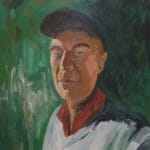Autoportrait 2026 du peintre J.M. Cluchier